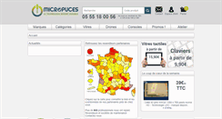 Desktop Screenshot of micropuces.com