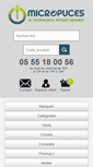 Mobile Screenshot of micropuces.com